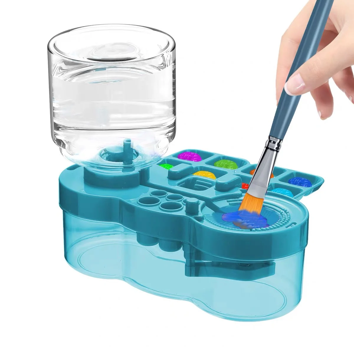 Photography Technique - Paint Brush Washer with Drain Button