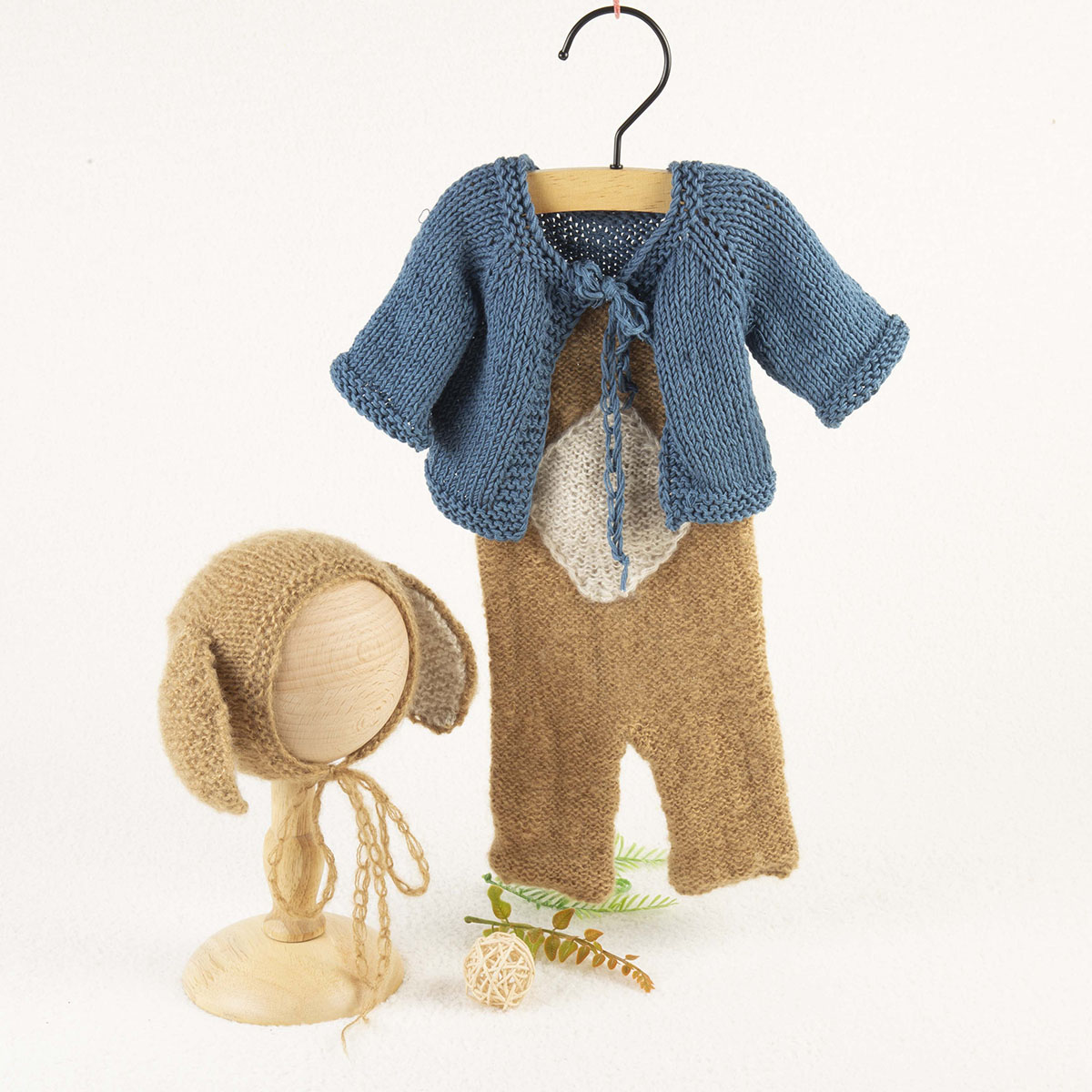 Photography Vintage - Vintage Knit Stretch Mohair Clothes Set