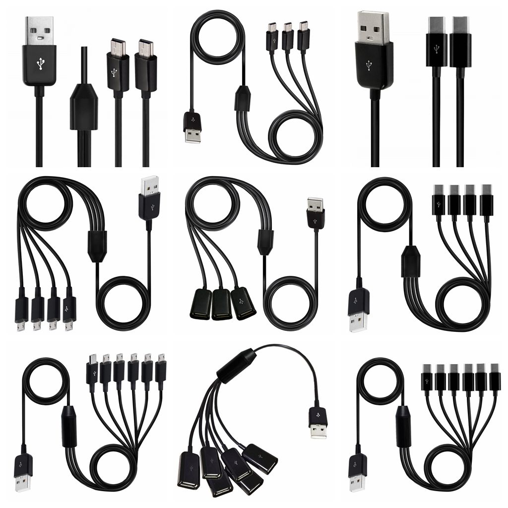 Photography Date - Type-C USB 1 To 2 3