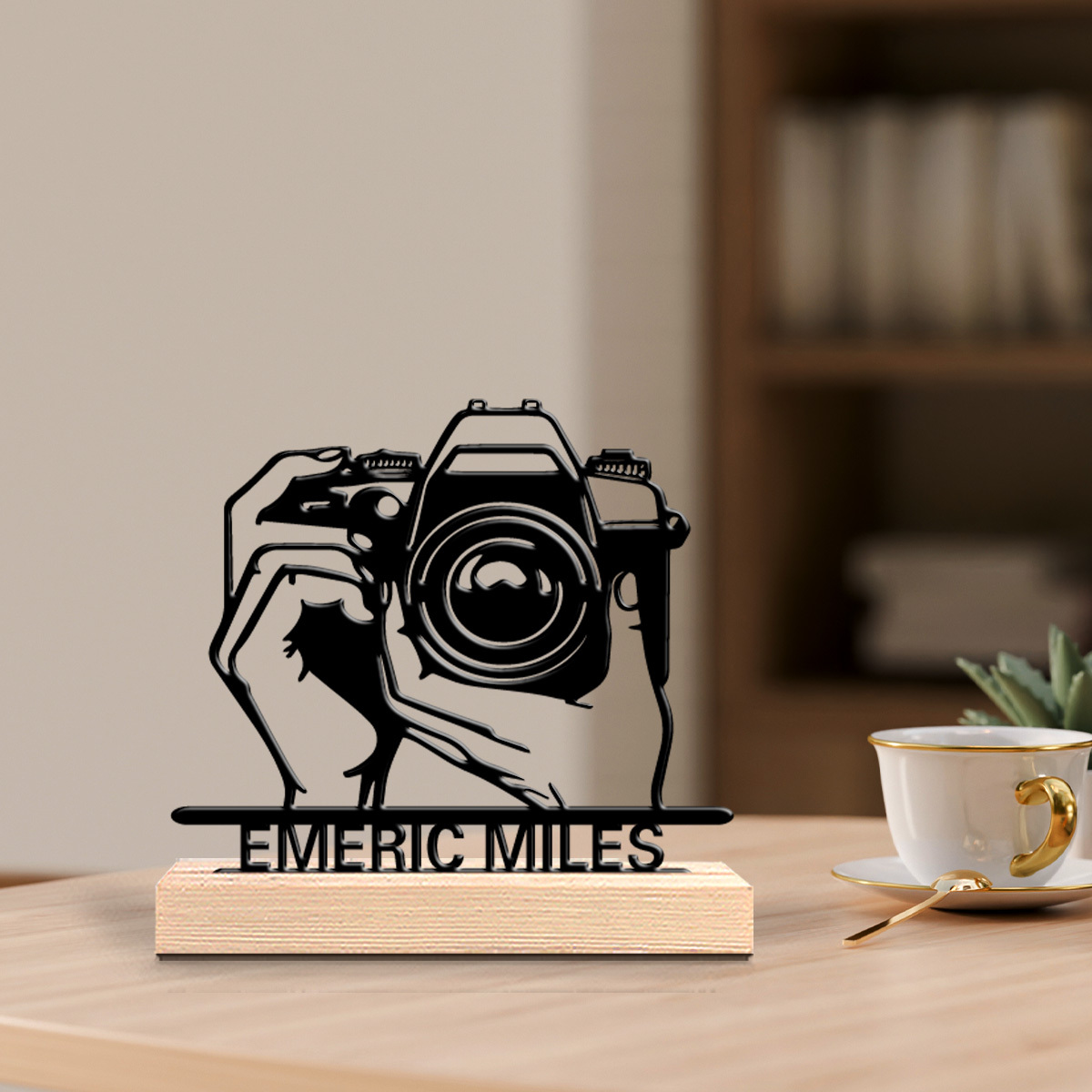 Photography Vintage - Personalized Emric Miles Camera Art -