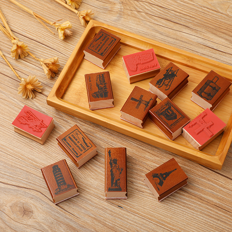 Photography Vintage - Creative Stationery, Vintage Wooden Seal Stamp,