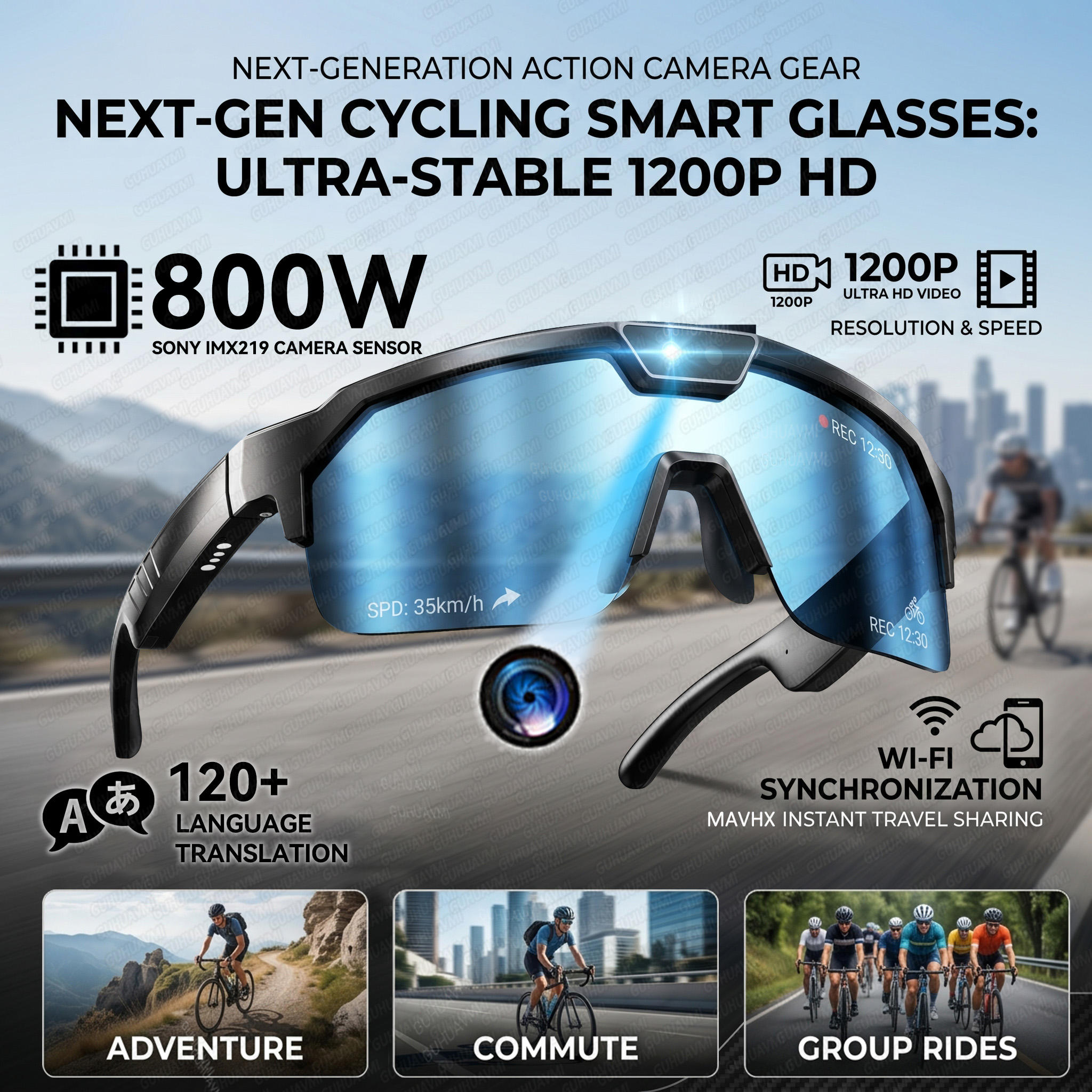 Photography Unit - Smart Glasses with 4K HD Anti-Shake