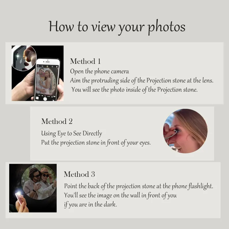 Customized Diamond Projection  - Photographic Memory avis et prix