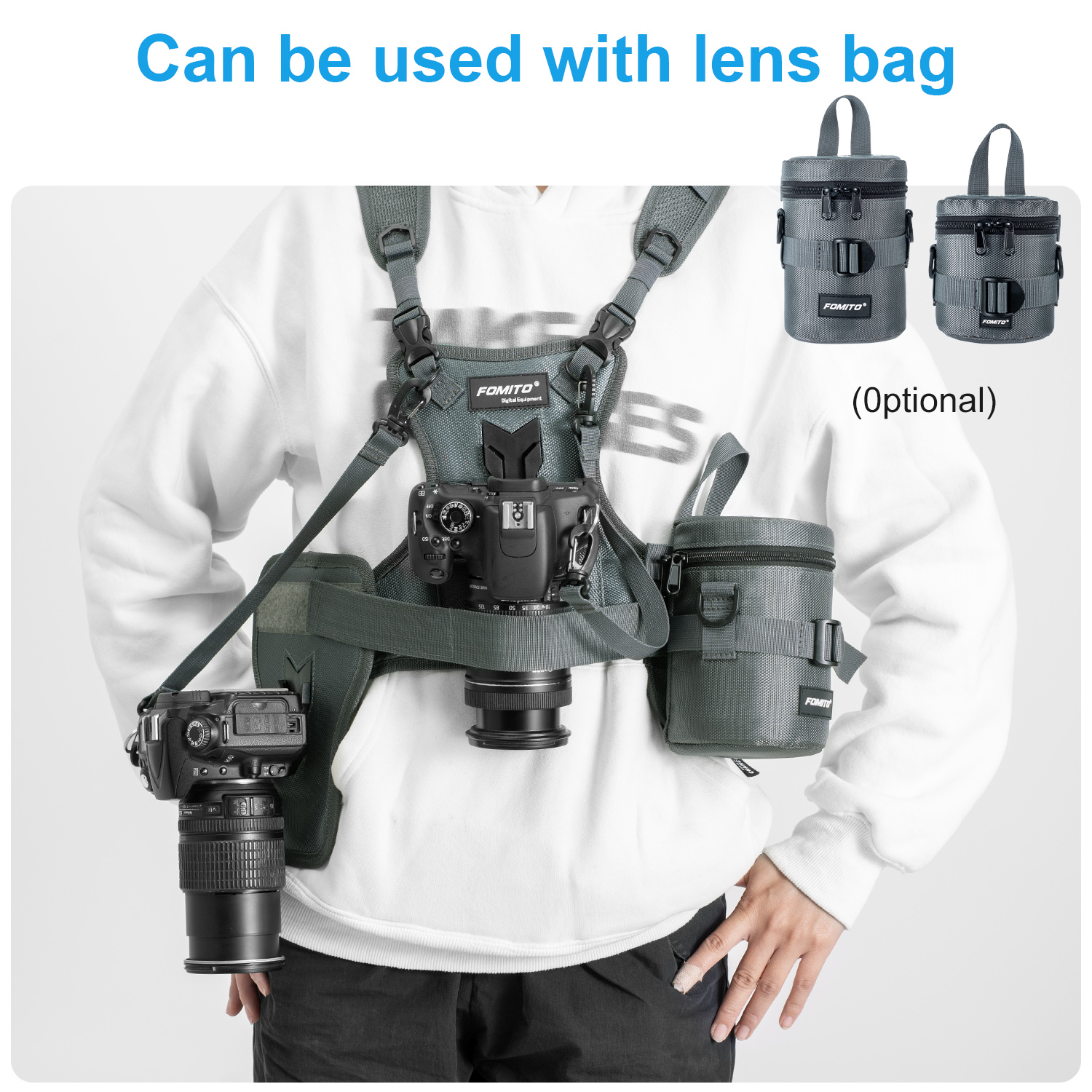 FOMITO Dual Camera Harness Mul - Photography Zone System avis et prix