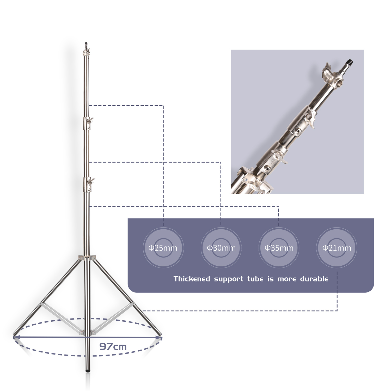 SH 2.8M Stainless Steel Light  - Photography Darkroom avis et prix