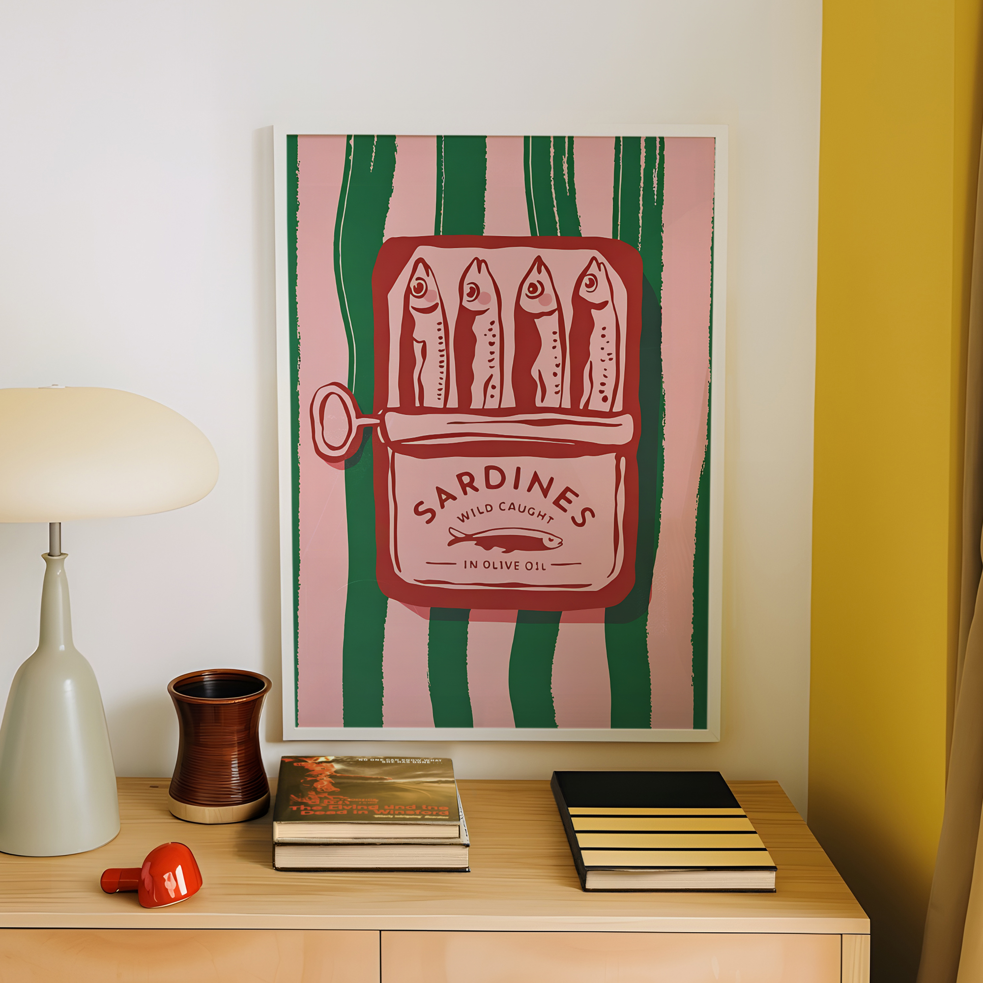 Vintage Cartoon Olive Oil Sard - Photography By avis et prix