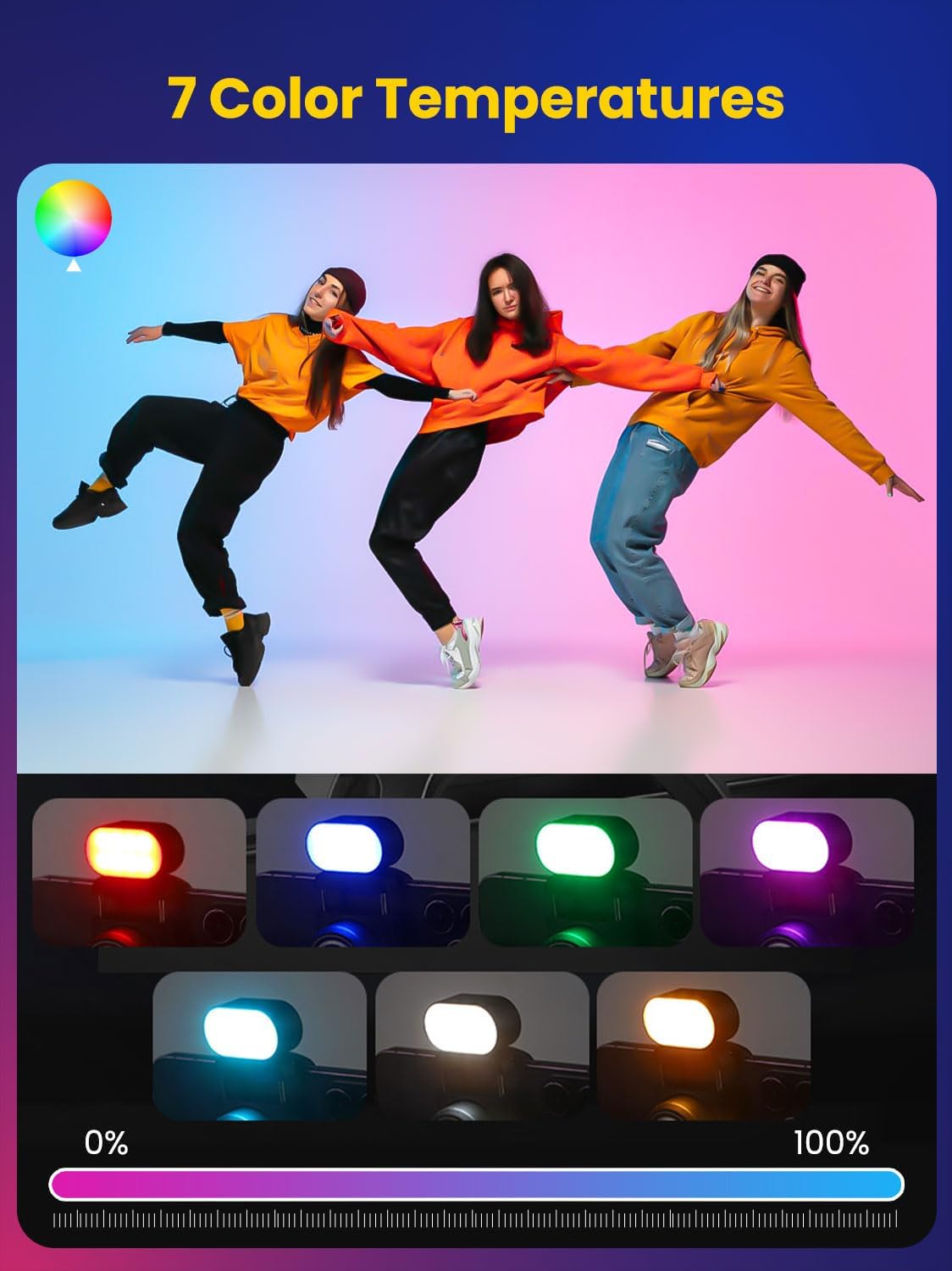 AOCHUAN Mini RGB Magnetic Fill - Photography Darkroom avis et prix