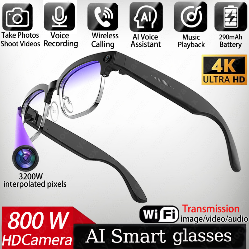 4K Smart AI Glasses 8MP Camera - Photography Unit avis et prix