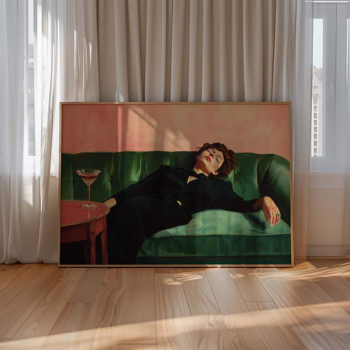 Woman on Couch with Martini |  - Photography By avis et prix