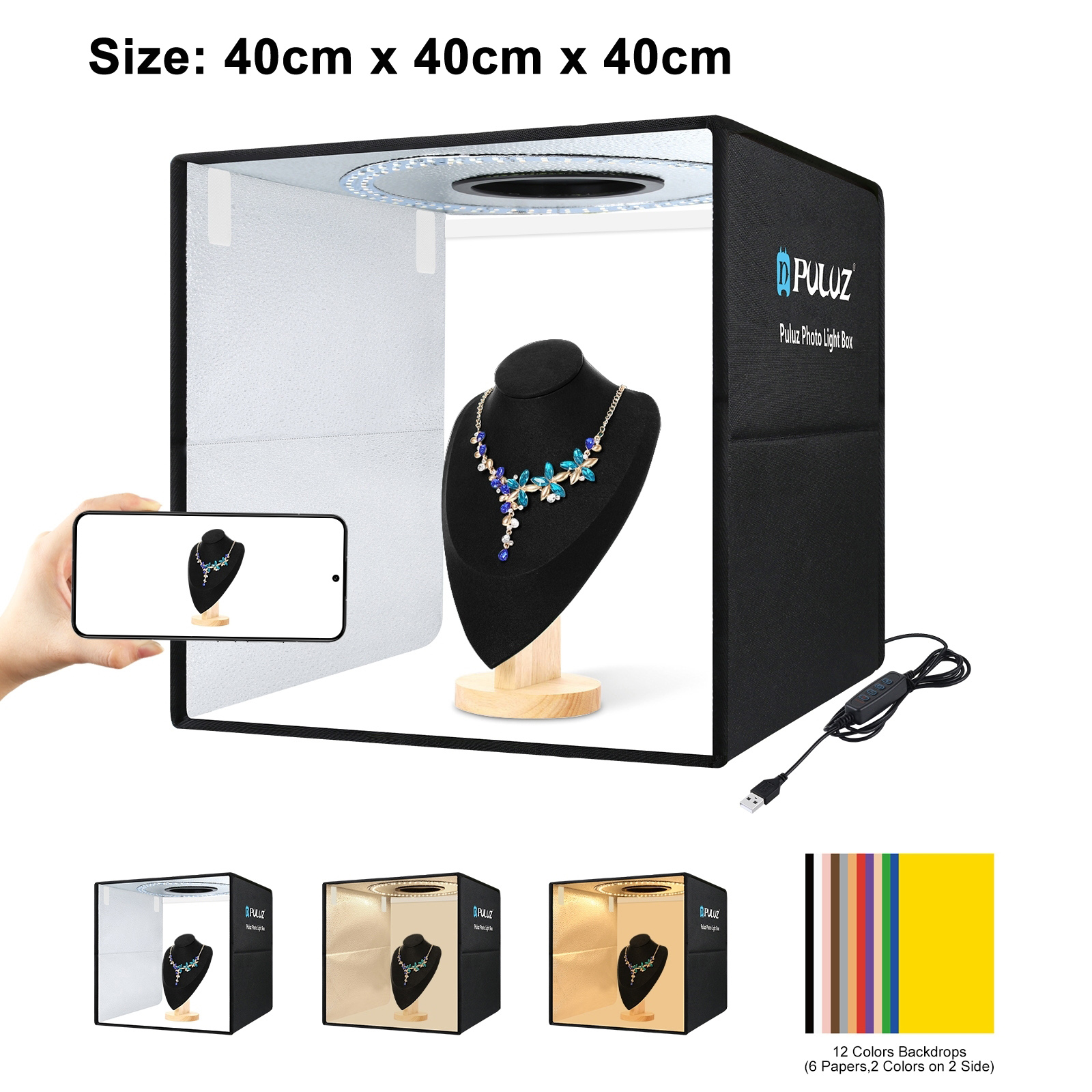 PULUZ 40cm Folding Portable Ri - Photography Darkroom avis et prix