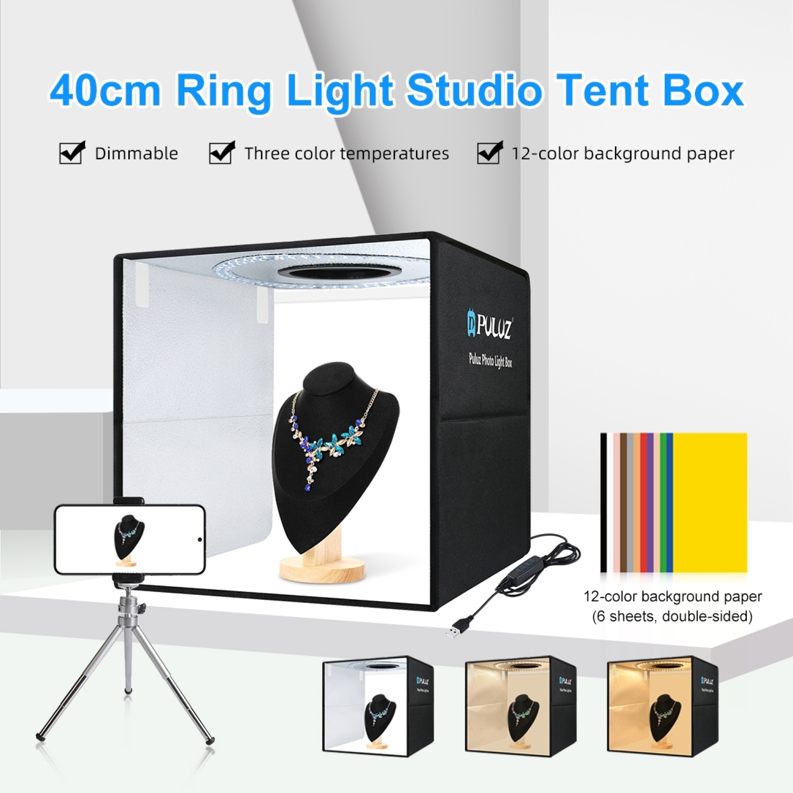 PULUZ 40cm Folding Portable Ri - Photography Darkroom avis et prix