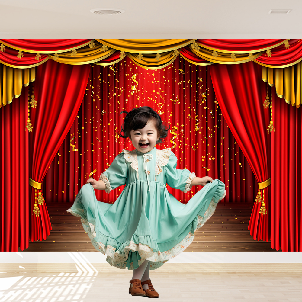 Red Theater Curtain Party Back - Photography Darkroom avis et prix
