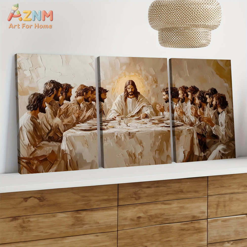 3PCS The Last Supper Abstract  - Photography Kit avis et prix