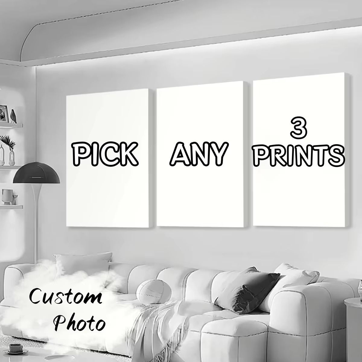 3pcs/set Custom Canvas Printin - Photography Kit avis et prix