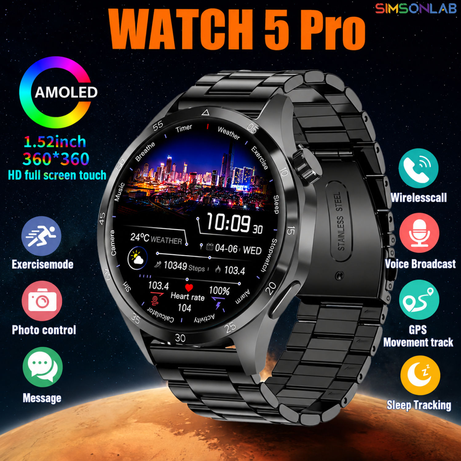 2026 Watch 5 Pro GPS Track Com - Photography Term avis et prix