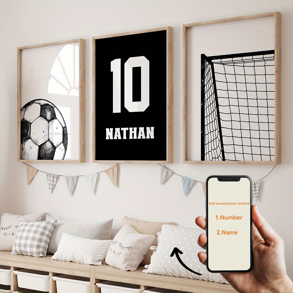 Custom Name and Number Soccer  - Photography Kit avis et prix