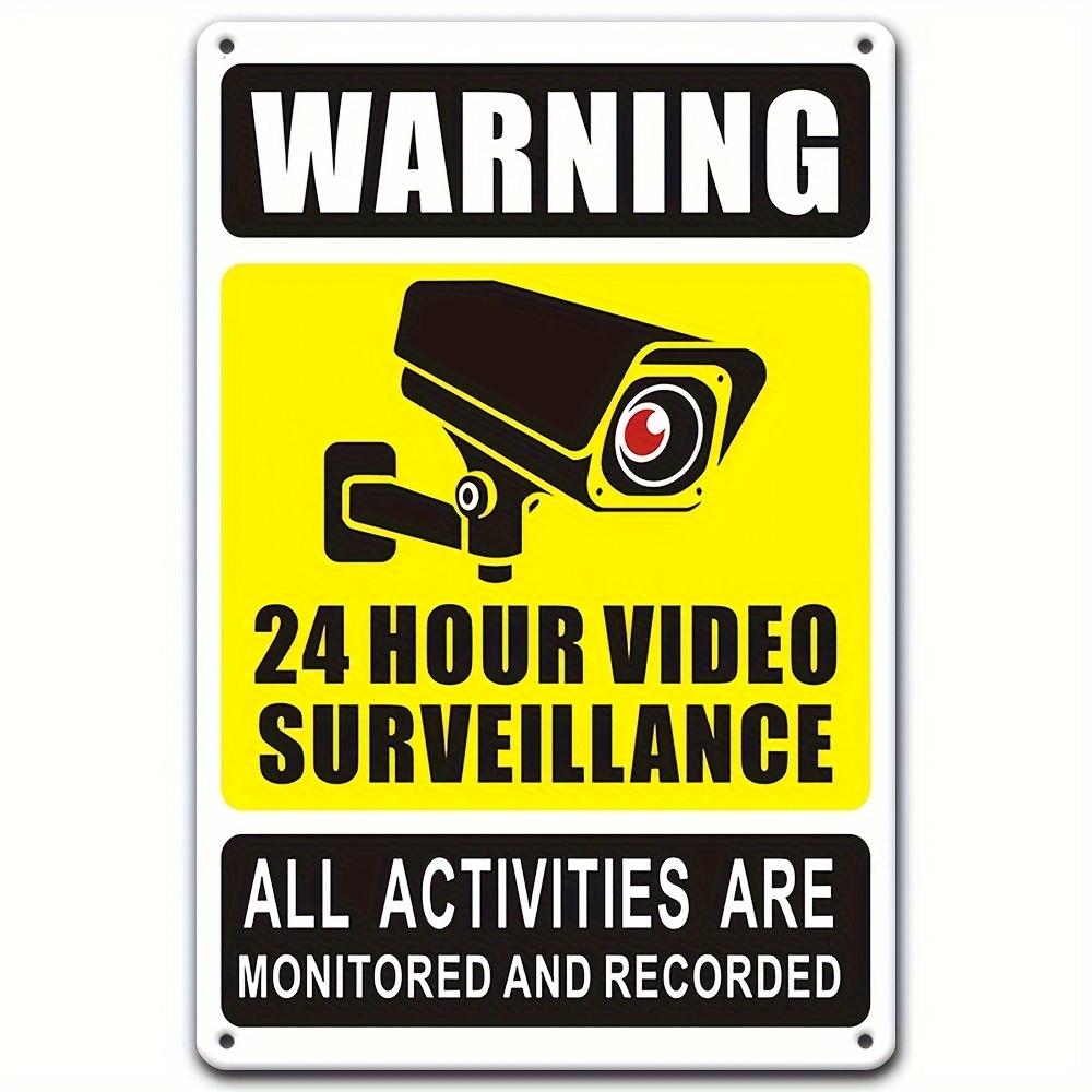 24/7 Video Surveillance Warnin - Photography Unit avis et prix
