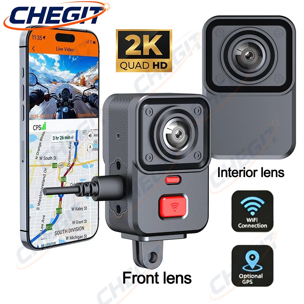 2 Camera Motorcycle DVR 2K HD  - Photographic Memory avis et prix