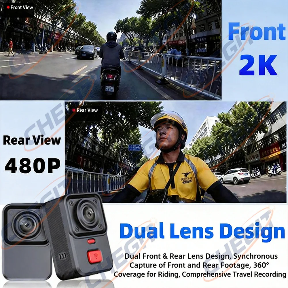 2 Camera Motorcycle DVR 2K HD  - Photographic Memory avis et prix