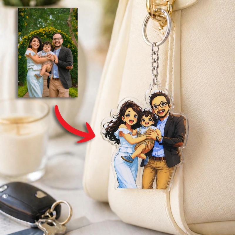 Custom 2D Cartoon Portrait Per - Photographic Memory avis et prix