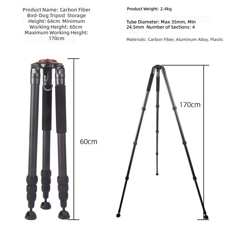 Carbon Fiber Tripod Heavy Duty - Photography Outdoor avis et prix