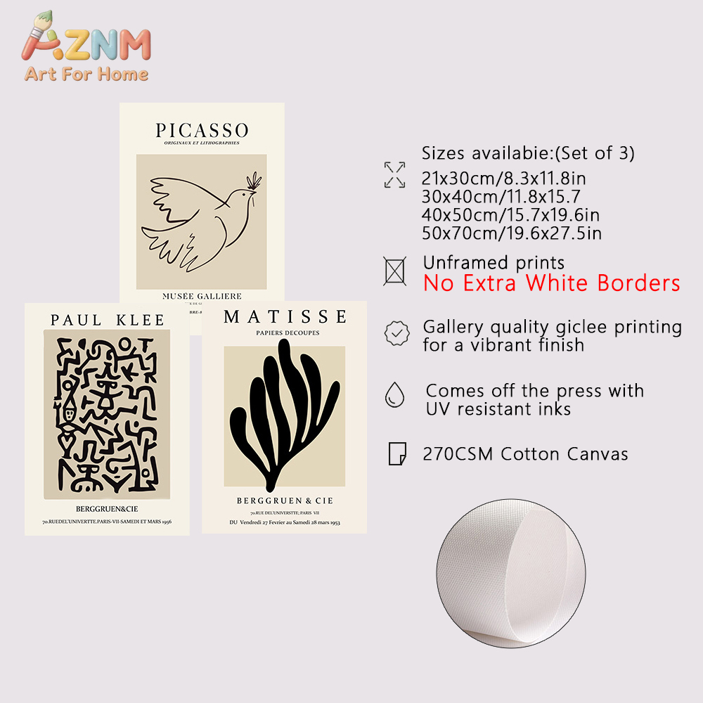 3PCS Matisse Picasso Paul Klee - Photography Kit avis et prix