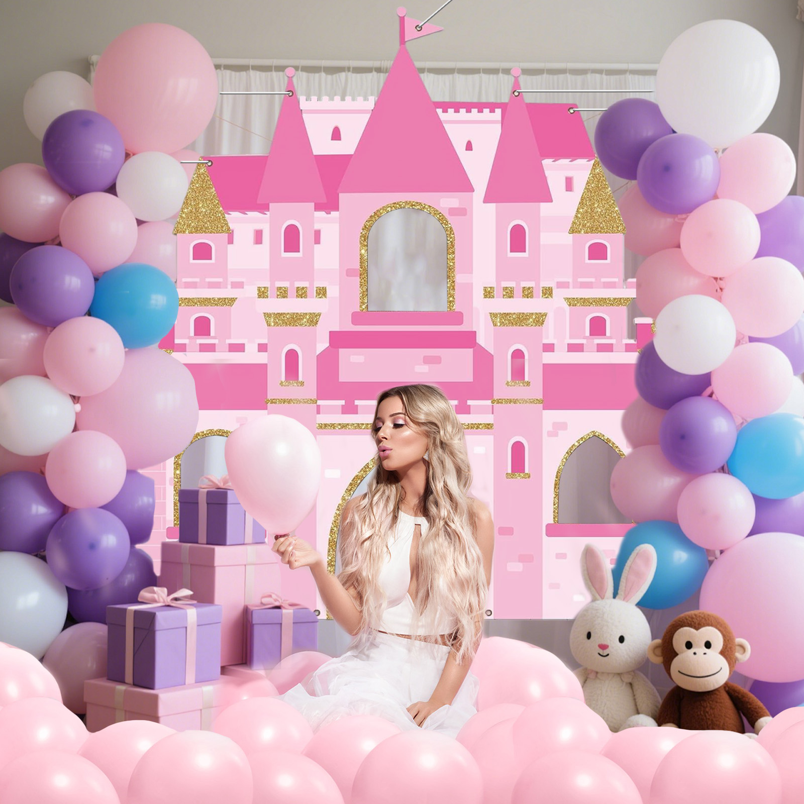 Pink Castle Party Photo Booth  - Photography Term avis et prix