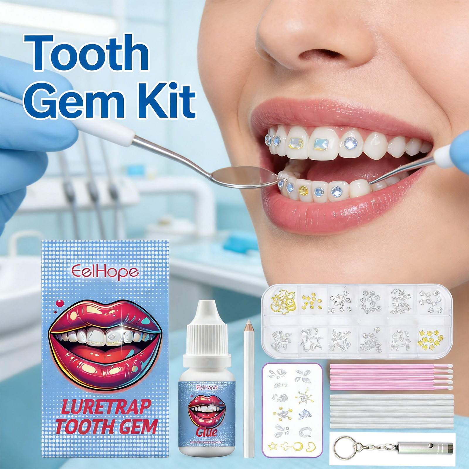 Tooth Gems Sparkling Teeth Jew - Photography Kit avis et prix
