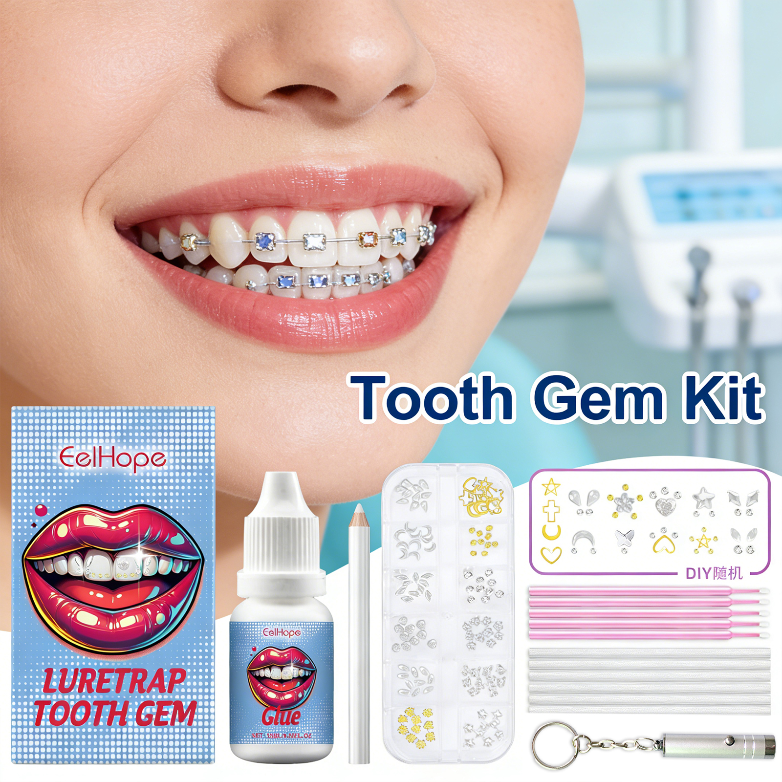 Tooth Gems Sparkling Teeth Jew - Photography Kit avis et prix
