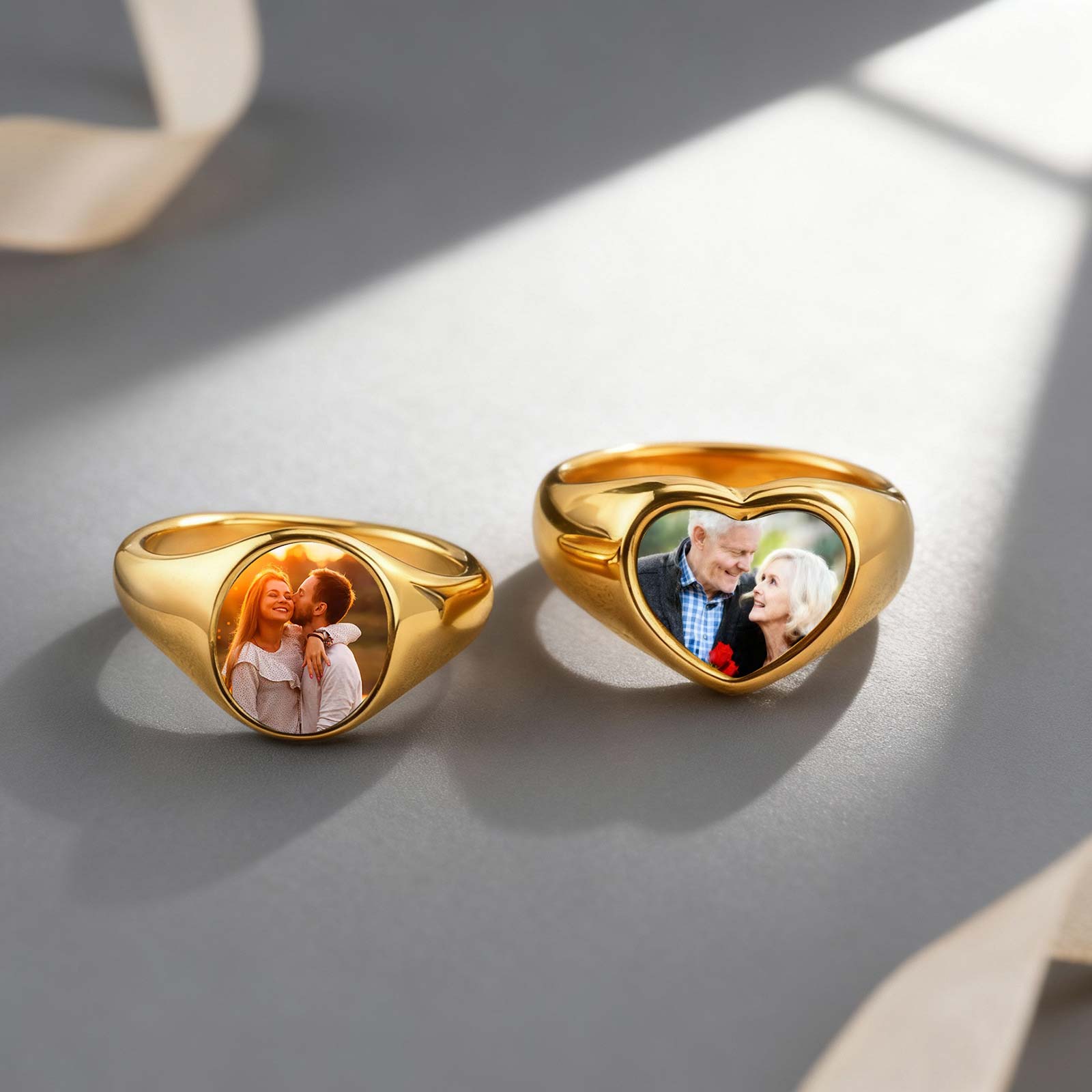 Custom Photo Signet Ring for W - Photographic Memory avis et prix