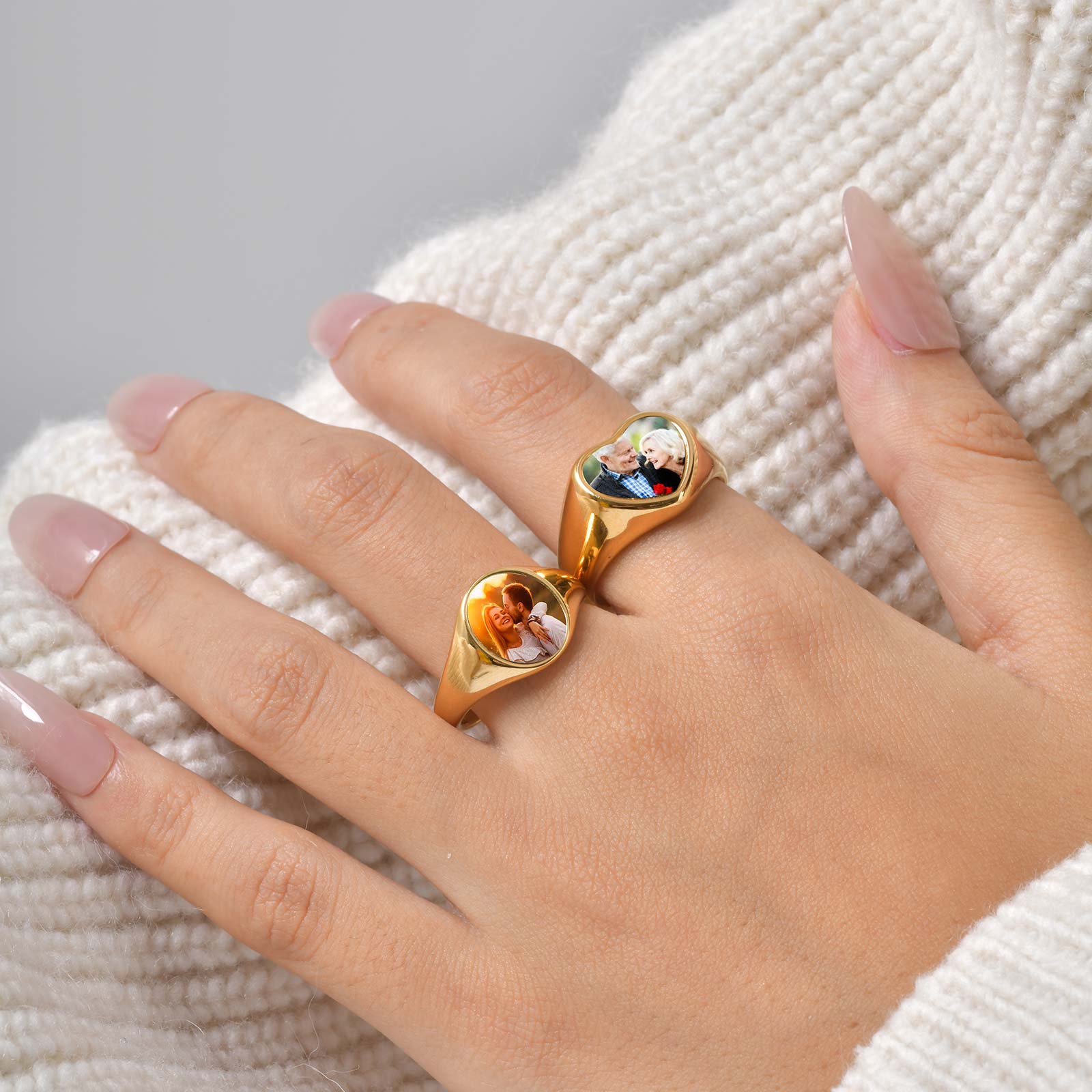 Custom Photo Signet Ring for W - Photographic Memory avis et prix