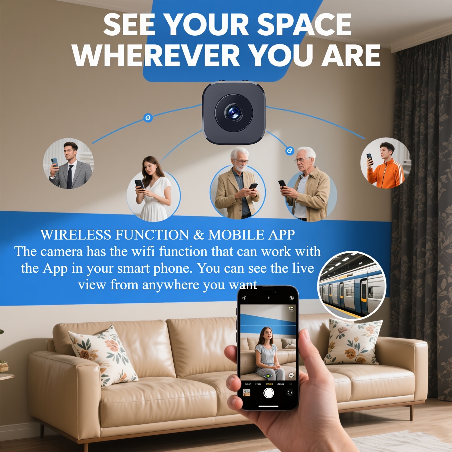 1080P HD Mini WiFi Camera Indo - Photography Unit avis et prix