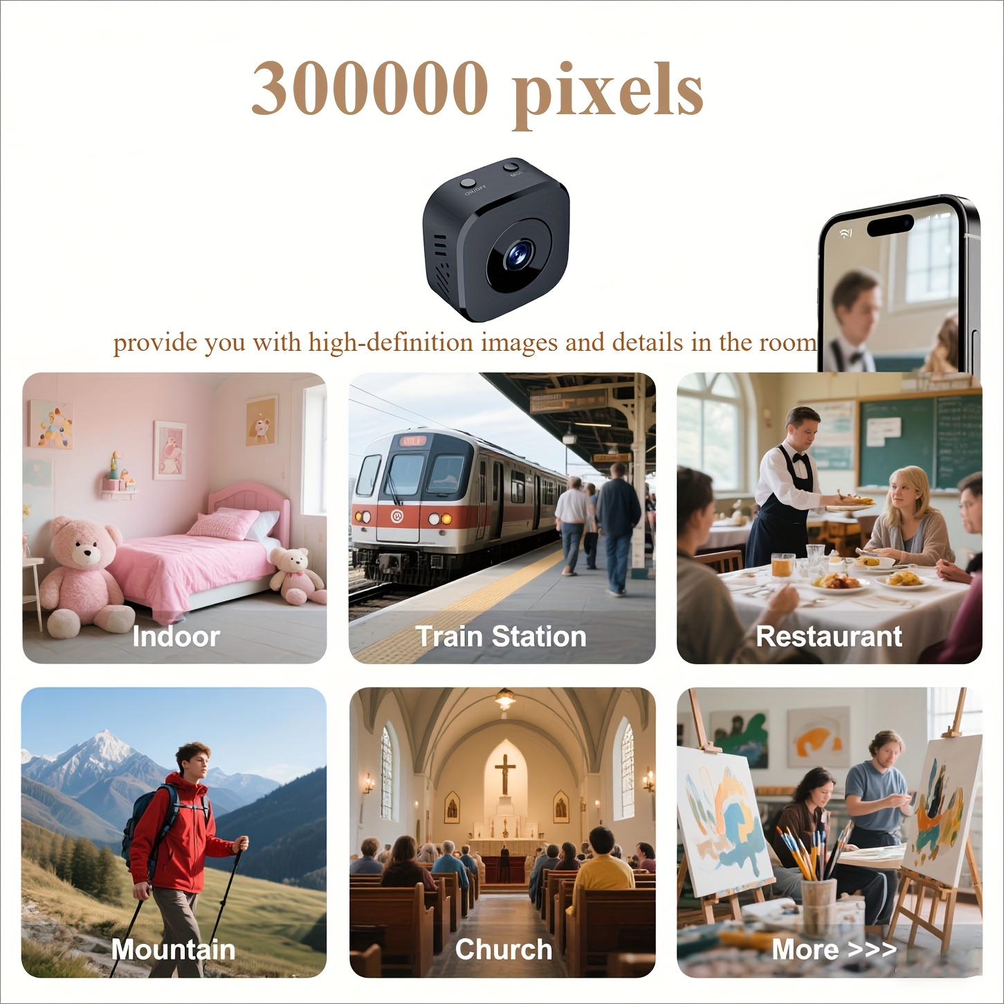 1080P HD Mini WiFi Camera Indo - Photography Unit avis et prix