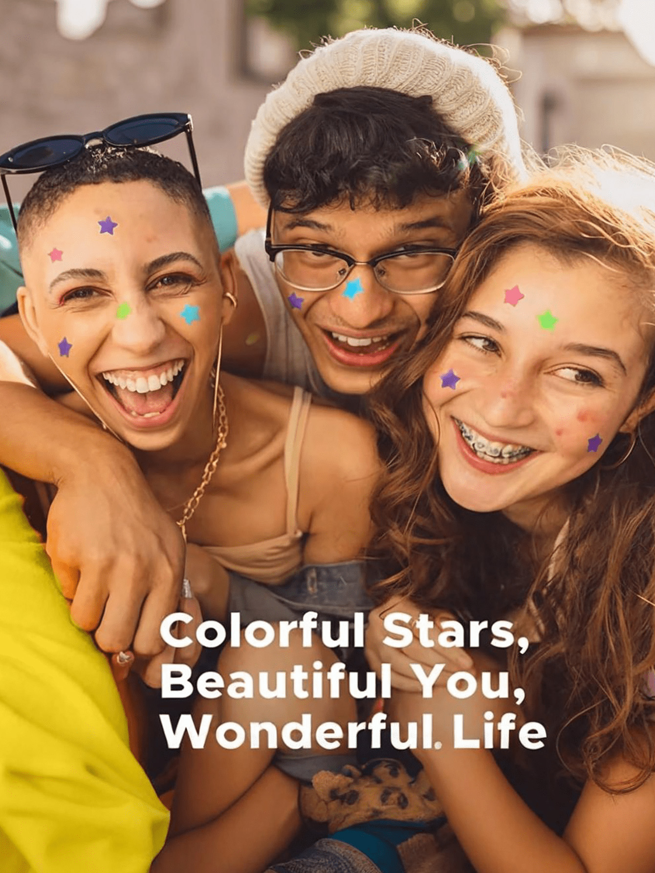 240 Pieces/Cute Star Face Stic - Photography Outdoor avis et prix