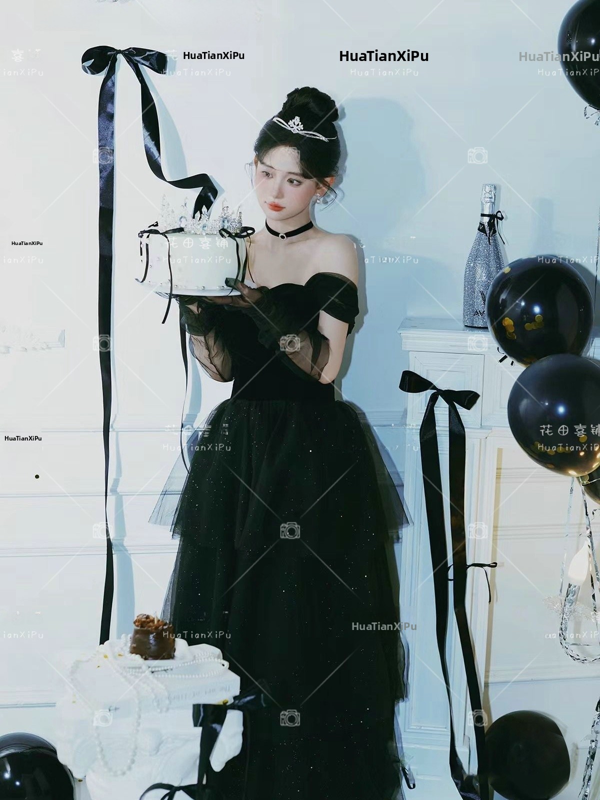 Black Gown Vintage Hepburn Sty - Photography Vintage avis et prix