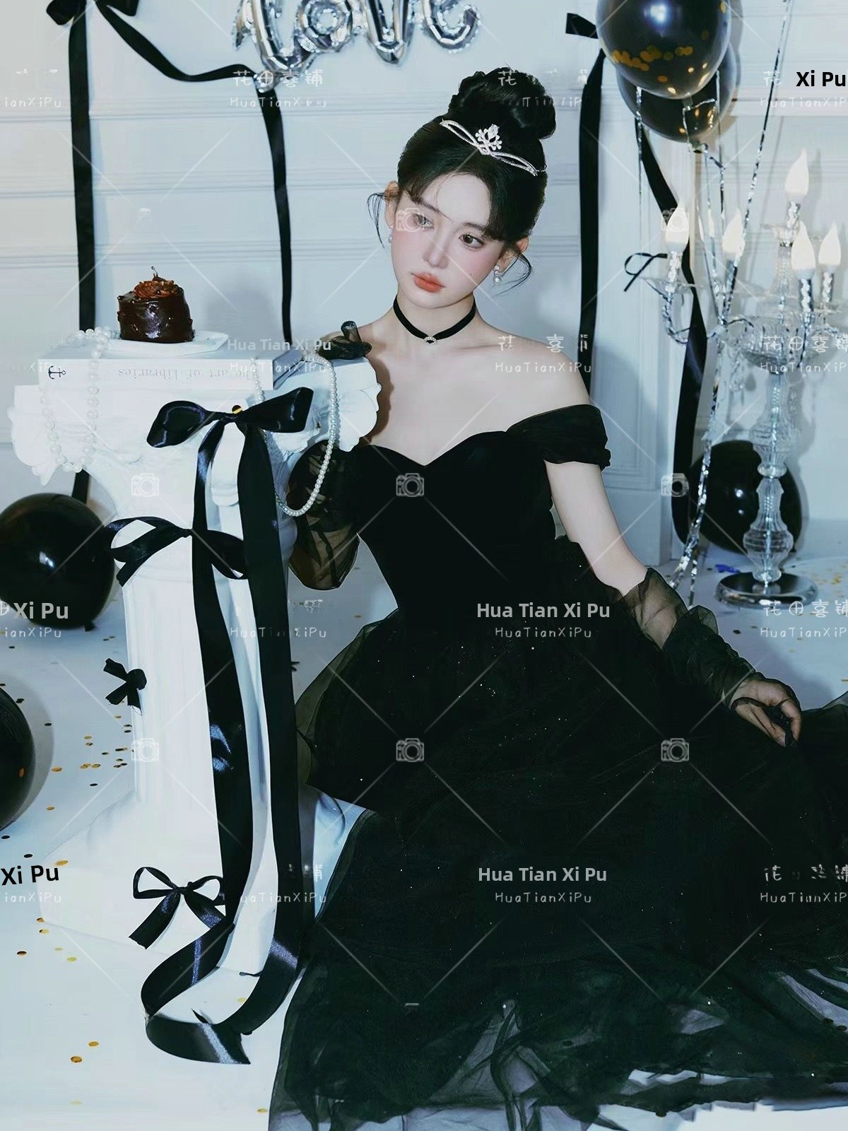 Black Gown Vintage Hepburn Sty - Photography Vintage avis et prix