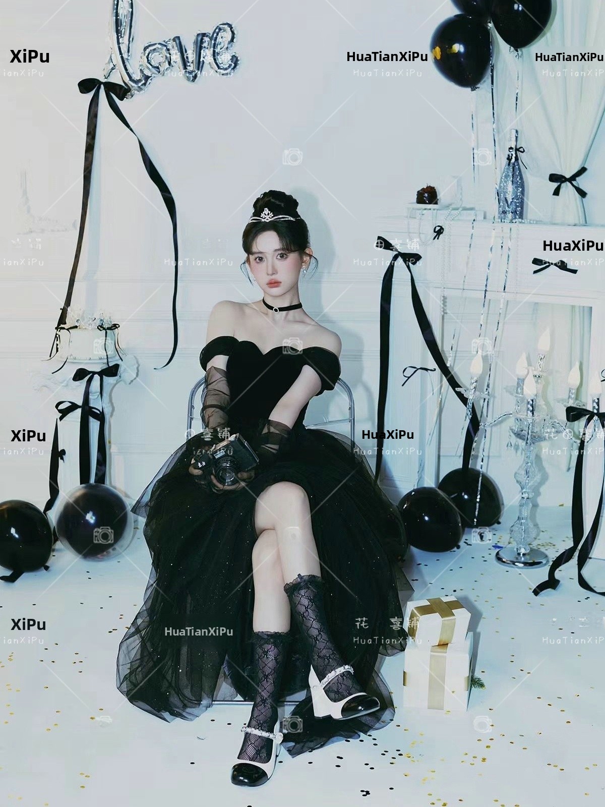 Black Gown Vintage Hepburn Sty - Photography Vintage avis et prix
