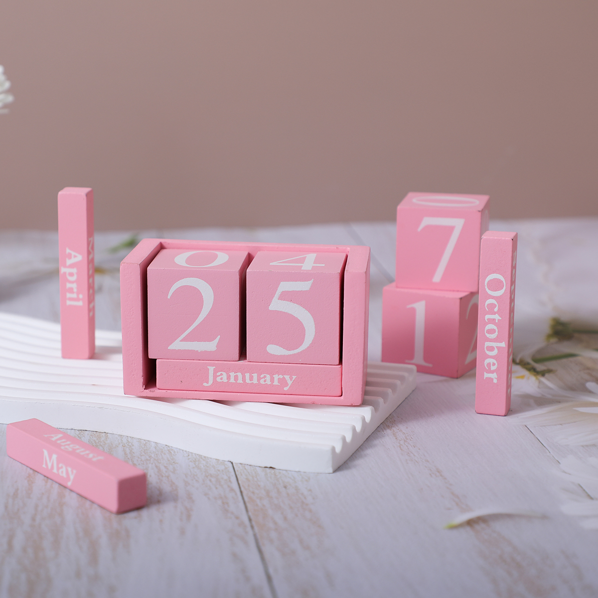 1set（6pcs）Vintage Wooden Perpe - Photography Date avis et prix