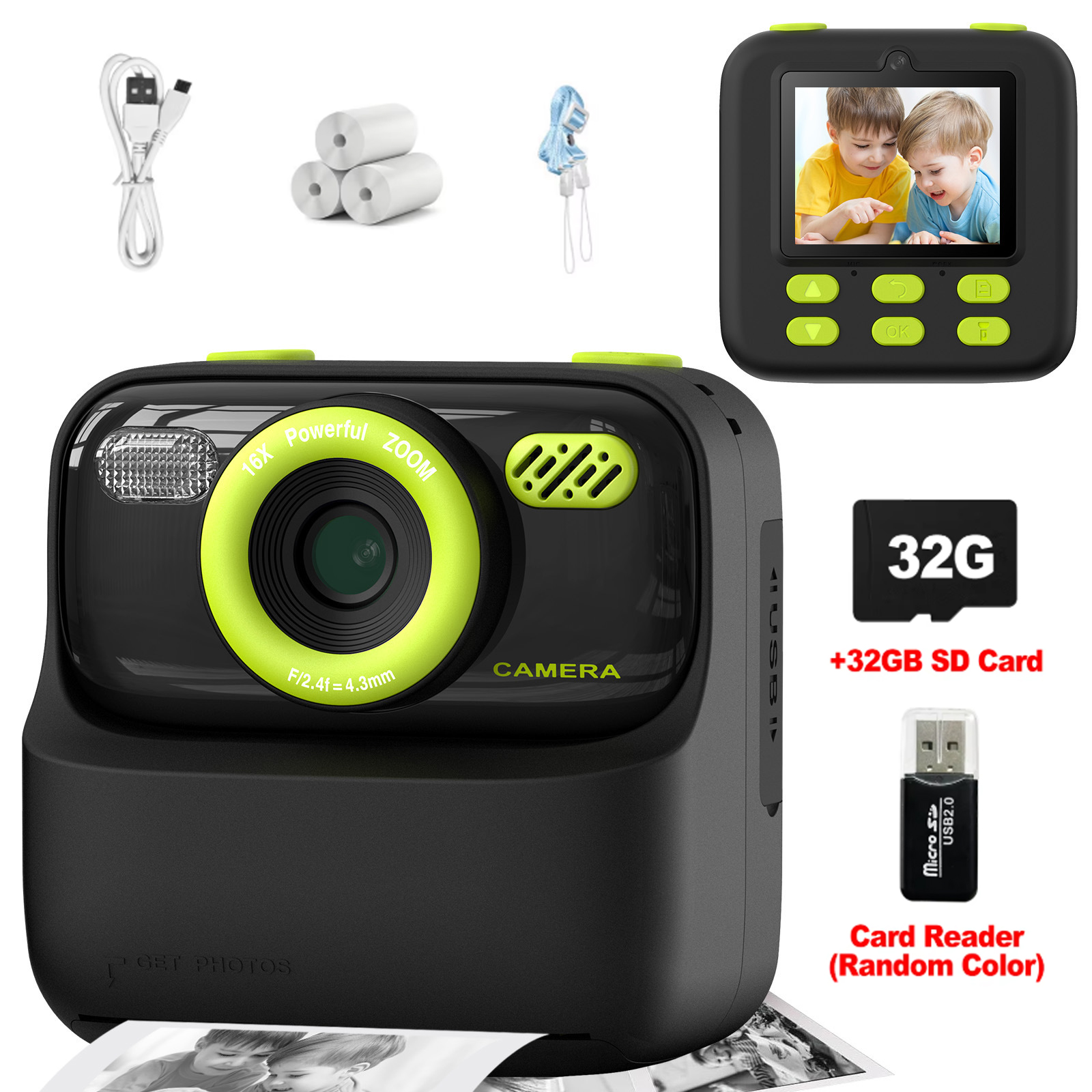 Kids Instant Print Camera 32GB - Photography Unit avis et prix