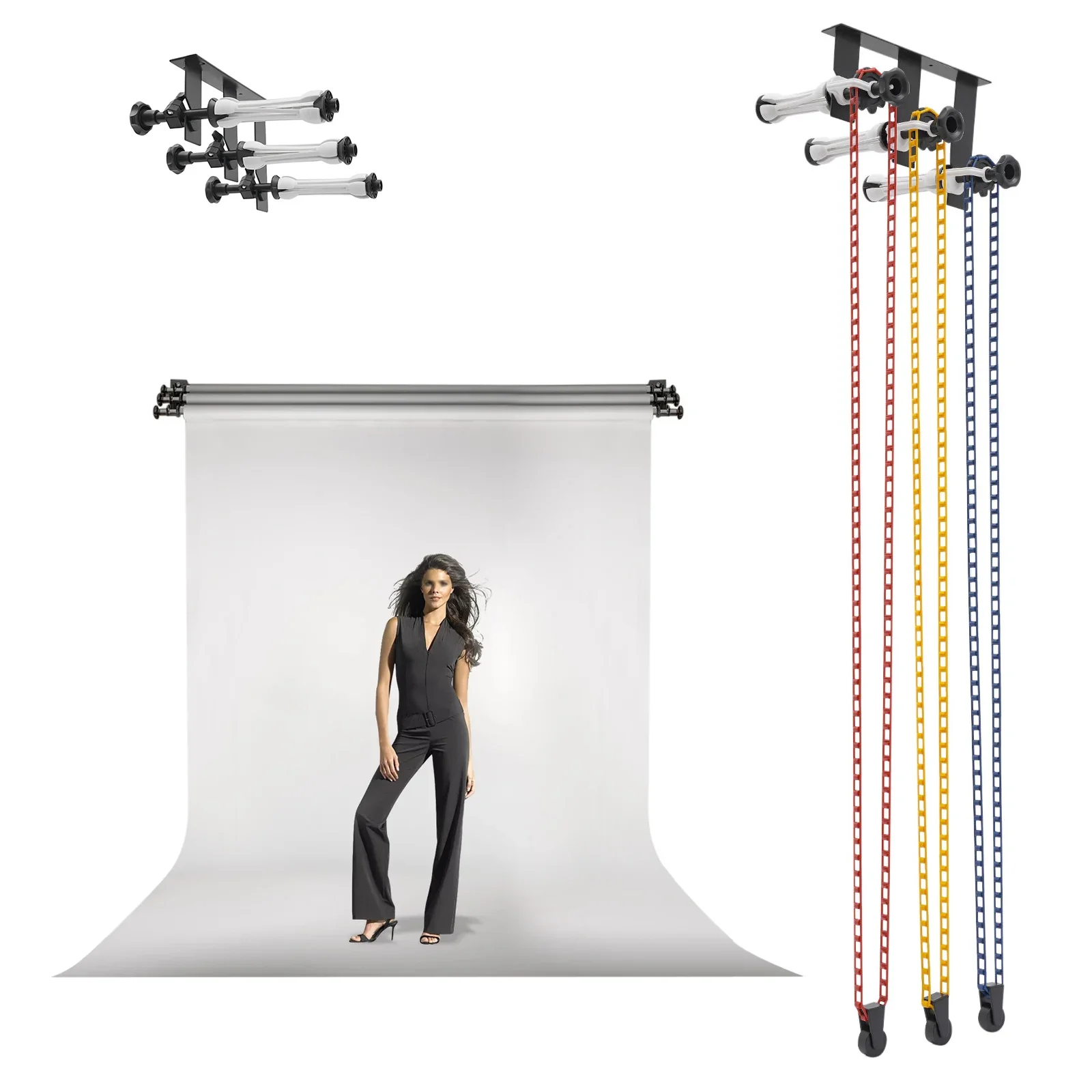NEW 3 Roller Background Suppor - Photography Kit avis et prix