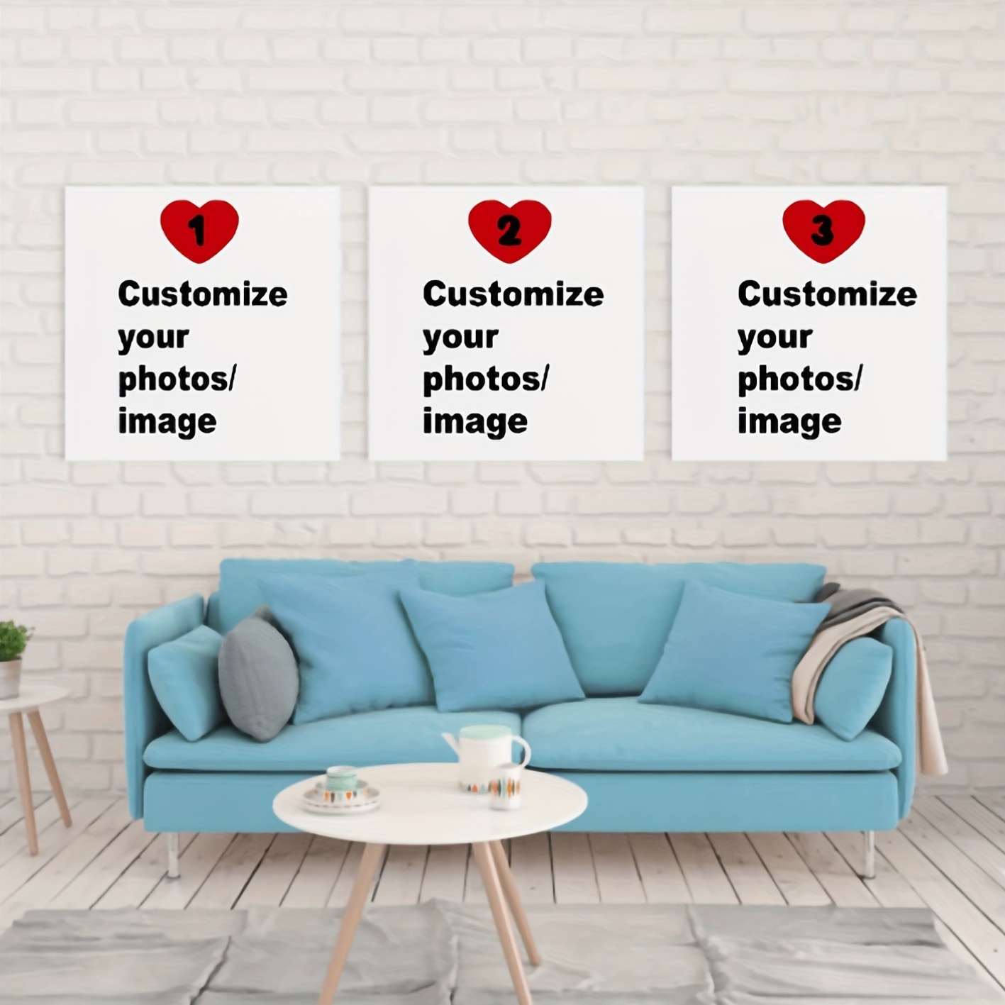 3pcs/set Custom Square Canvas  - Photography Kit avis et prix