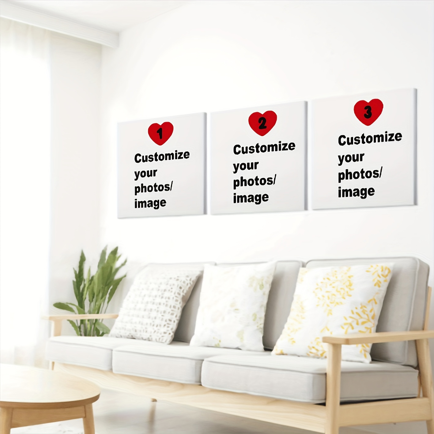 3pcs/set Custom Square Canvas  - Photography Kit avis et prix
