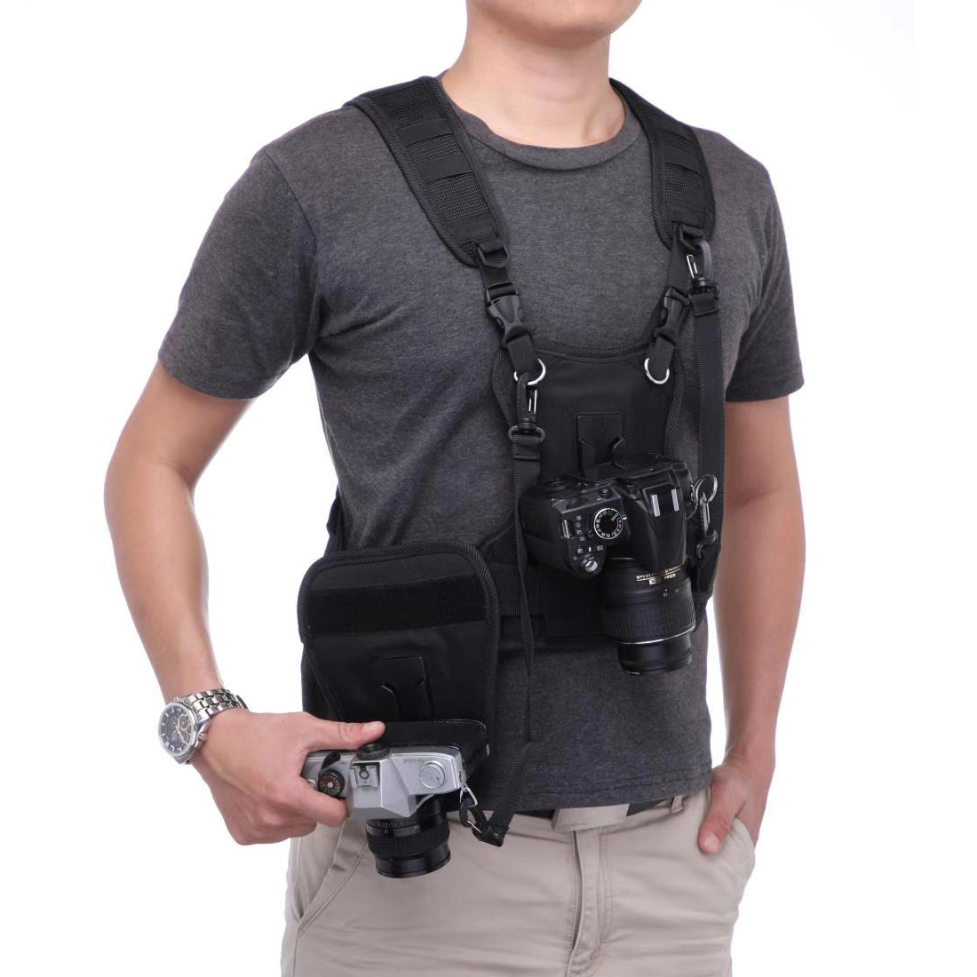 Carrying 2 DSLR Camera Double  - Photography Zone System avis et prix