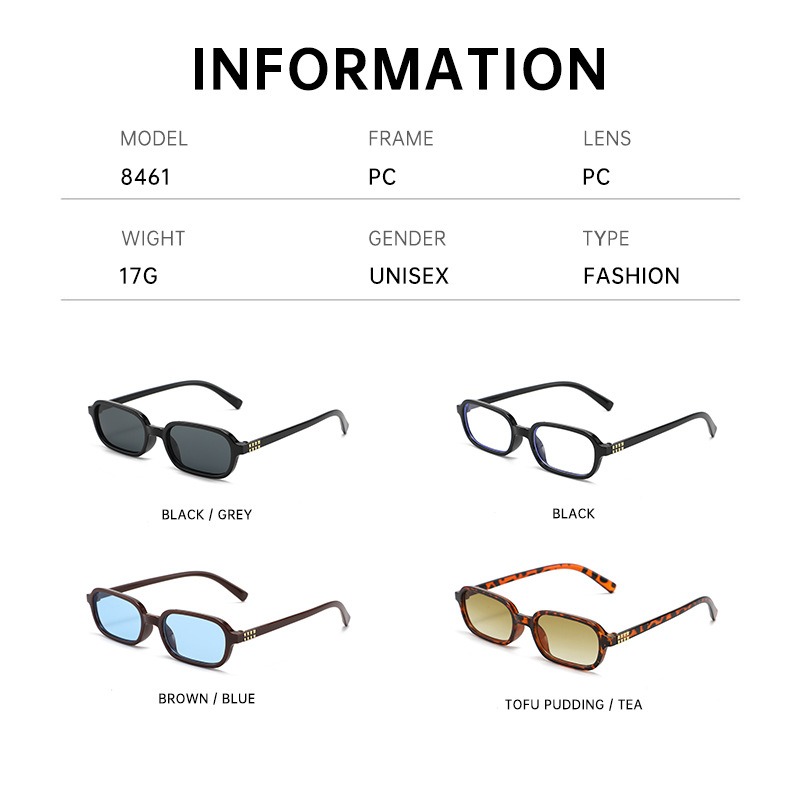 New Small Square Frame Sunglas - Photography Outdoor avis et prix
