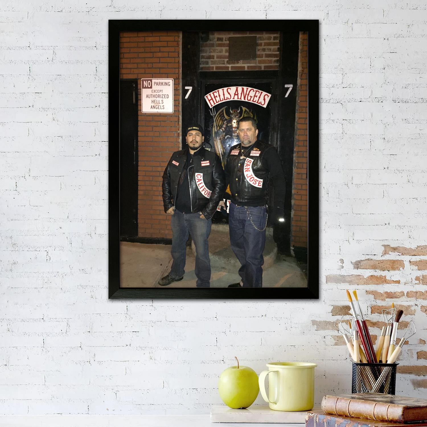 hells angels Canvas Art Poster - Photography By avis et prix