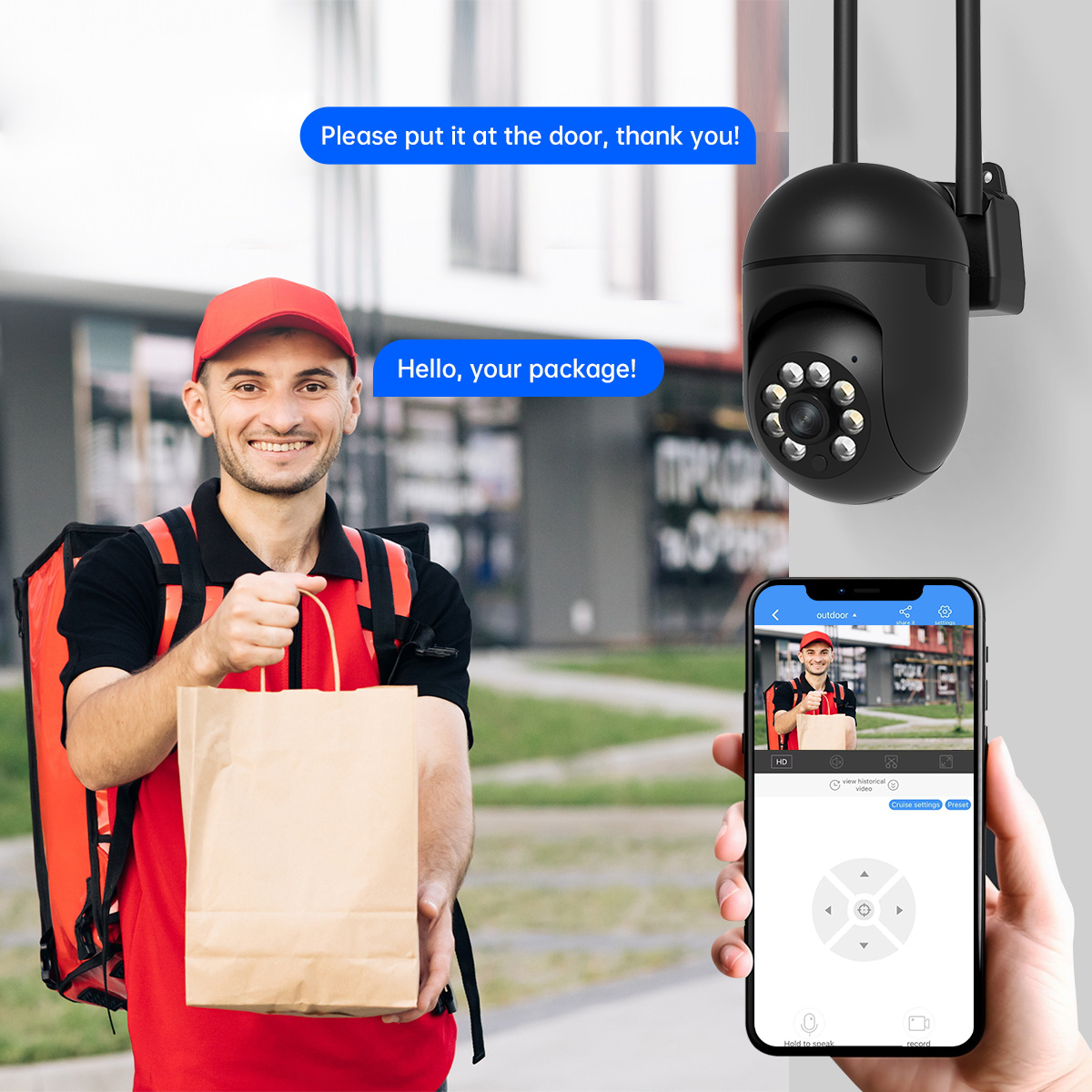 JOOAN 1296P PTZ IP Camera Smar - Photography Term avis et prix