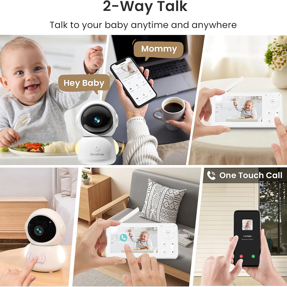 2K Baby Monitor with 2 Cameras - Photography Darkroom avis et prix