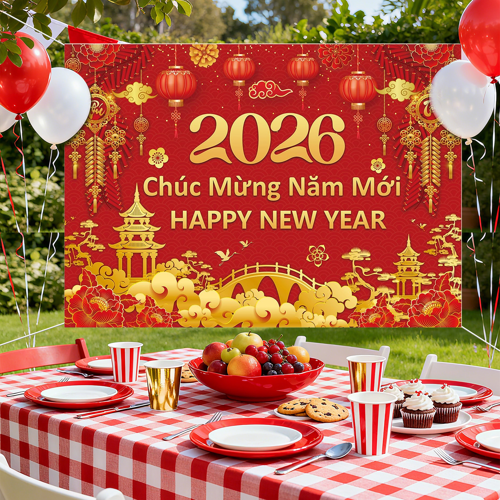 Vietnamese New Year Backdrop 2 - Photography Vietnam avis et prix