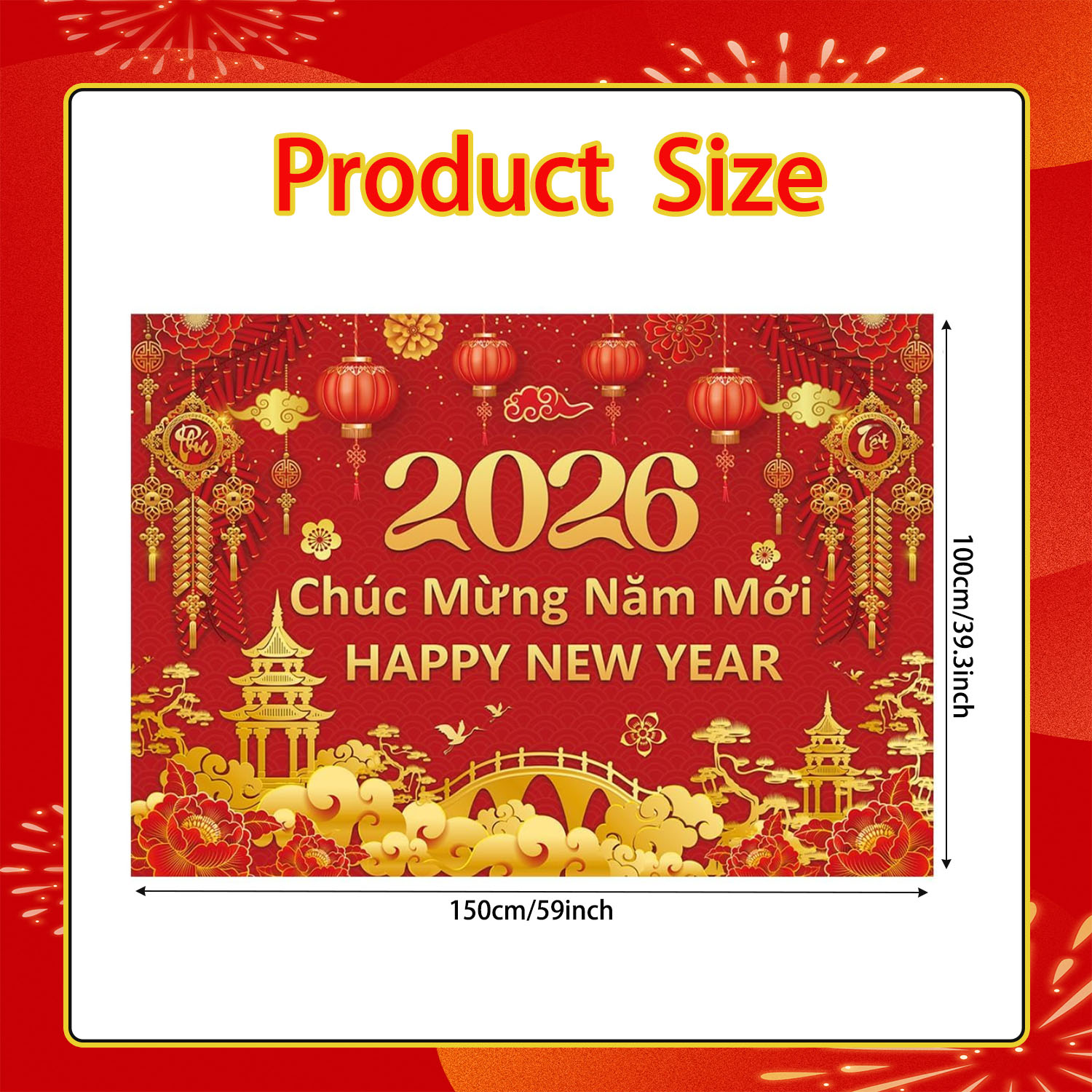 Vietnamese New Year Backdrop 2 - Photography Vietnam avis et prix