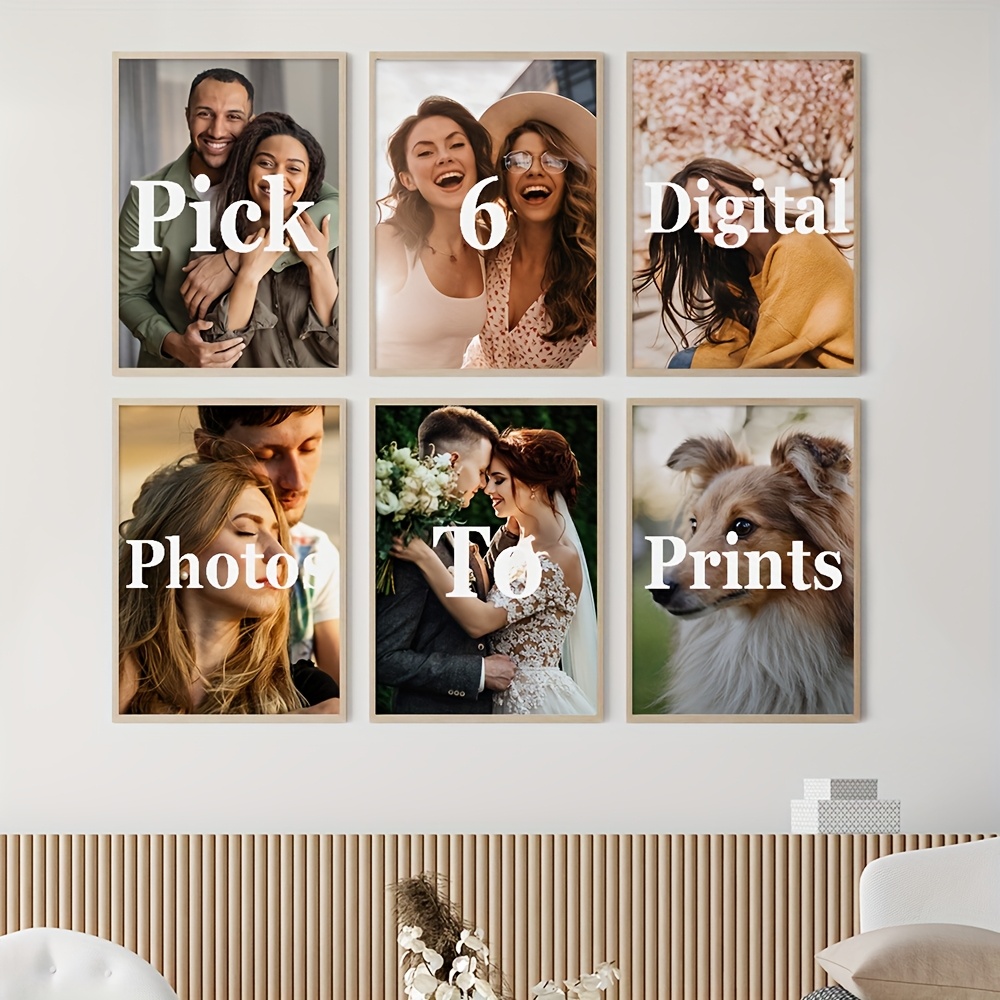 6pcs/set Custom Canvas Prints  - Photography Kit avis et prix